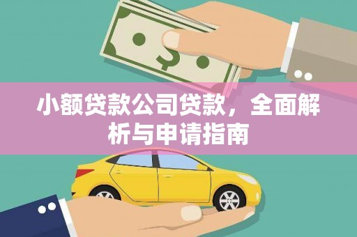 内丘小额贷款公司贷款，全面解析与申请指南
