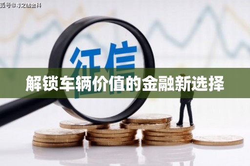 内丘解锁车辆价值的金融新选择
