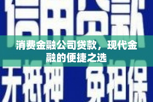 内丘消费金融公司贷款，现代金融的便捷之选